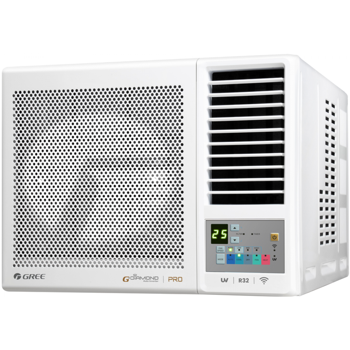 Gree 格力 GWH18PZ 2匹 變頻冷暖窗口式冷氣機 - G-Panel, R32, 1級能源